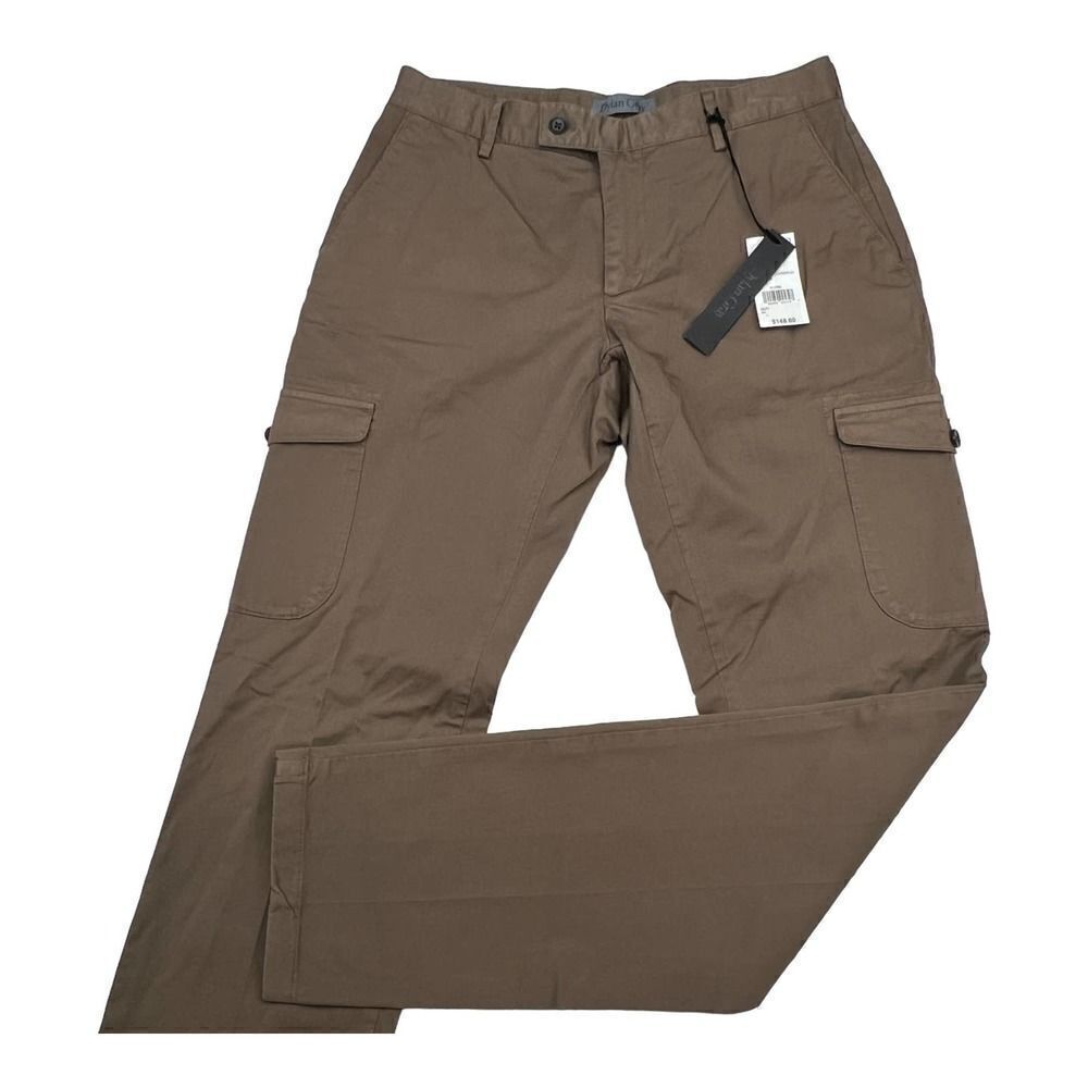 New Dylan Gray Men US 30 Brown Pants Regular Fit Cargo Casual 